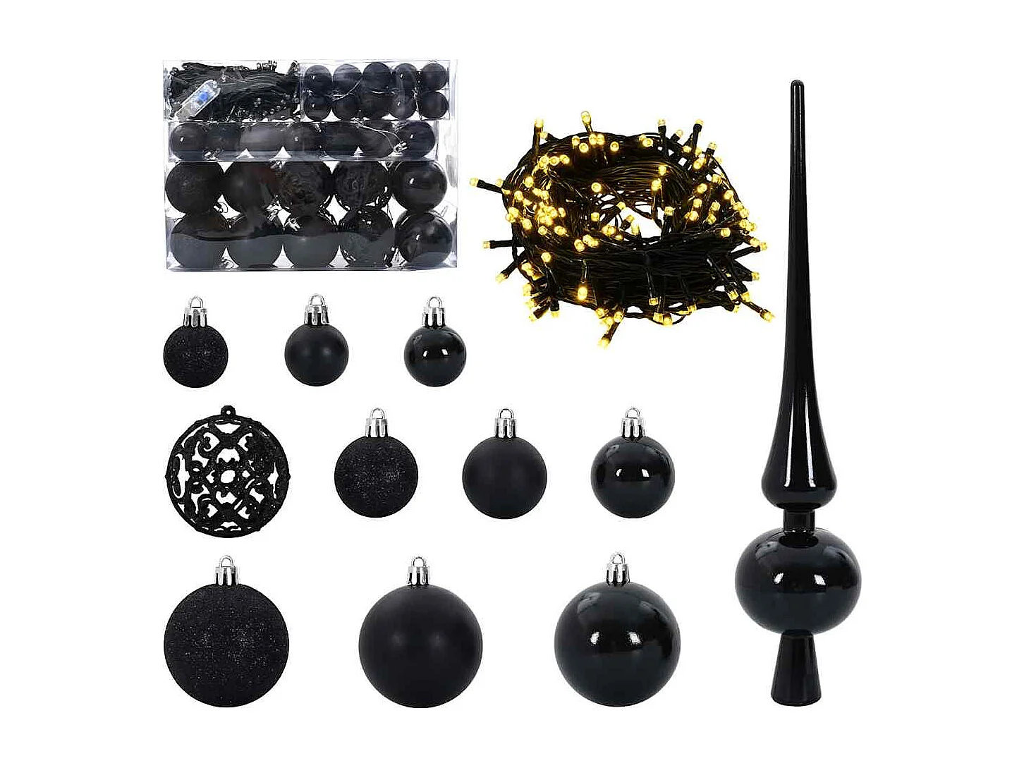 Sapin de Noël artificiel avec 300 LED Vert 86 x 86 x 210 cm