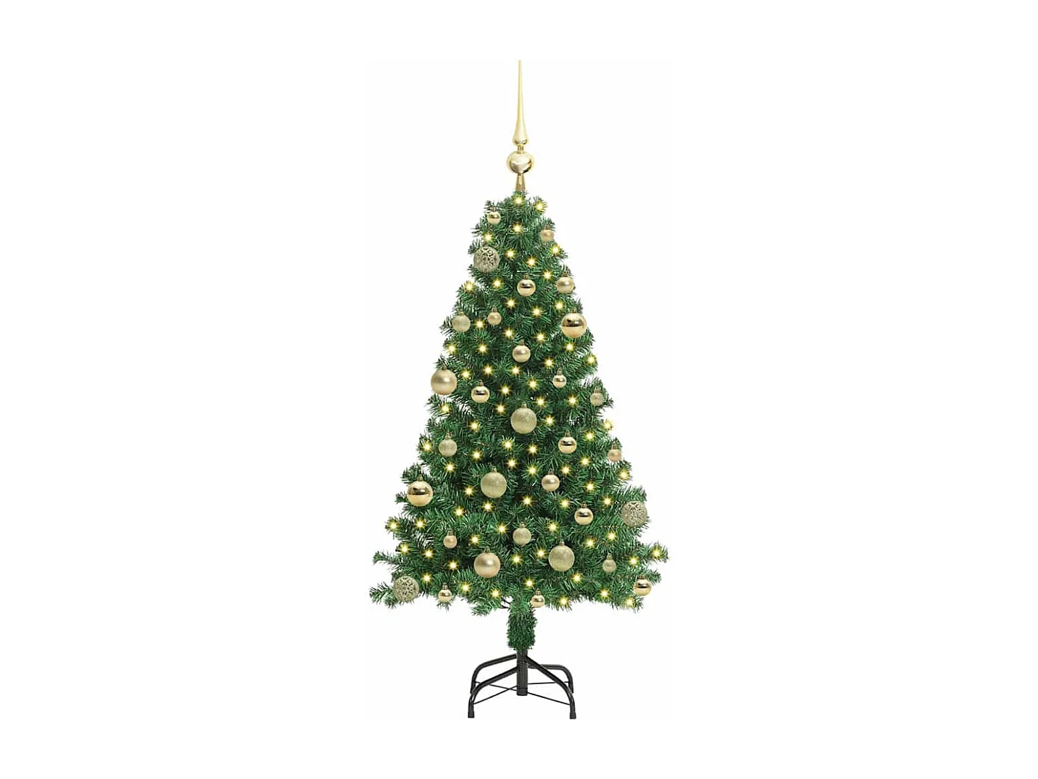 Sapin de Noël artificiel Vert 120 cm PVC, Acier et Plastique