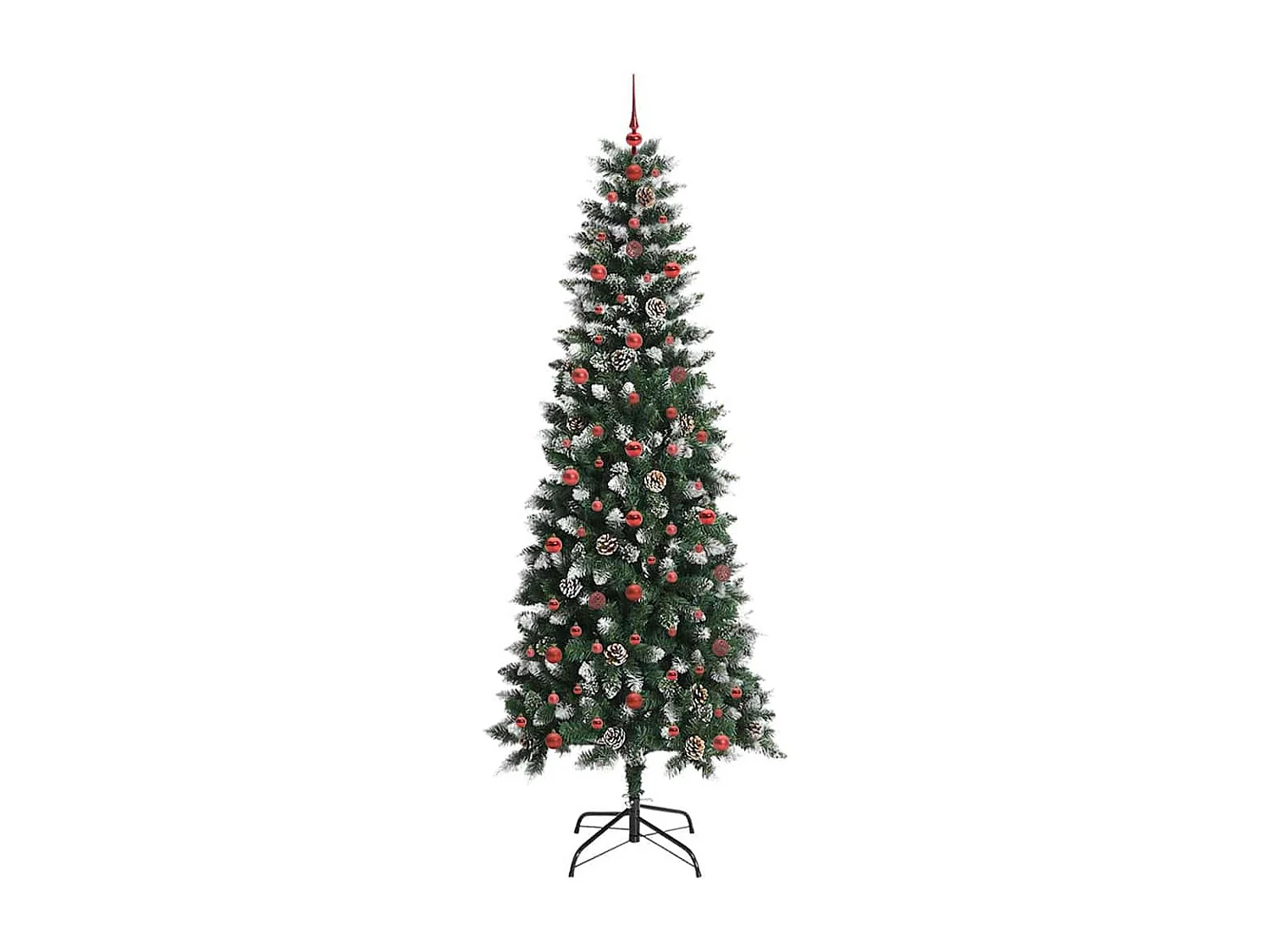 Albero di Natale artificiale con 300 LED Verde 96 x 96 x 240 cm