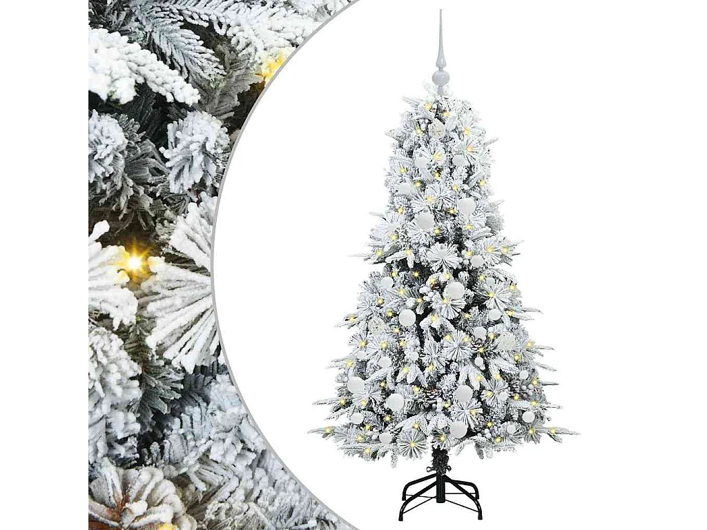 Sapin de Noël Artificiel à Branches Articulées Vert 150 cm
