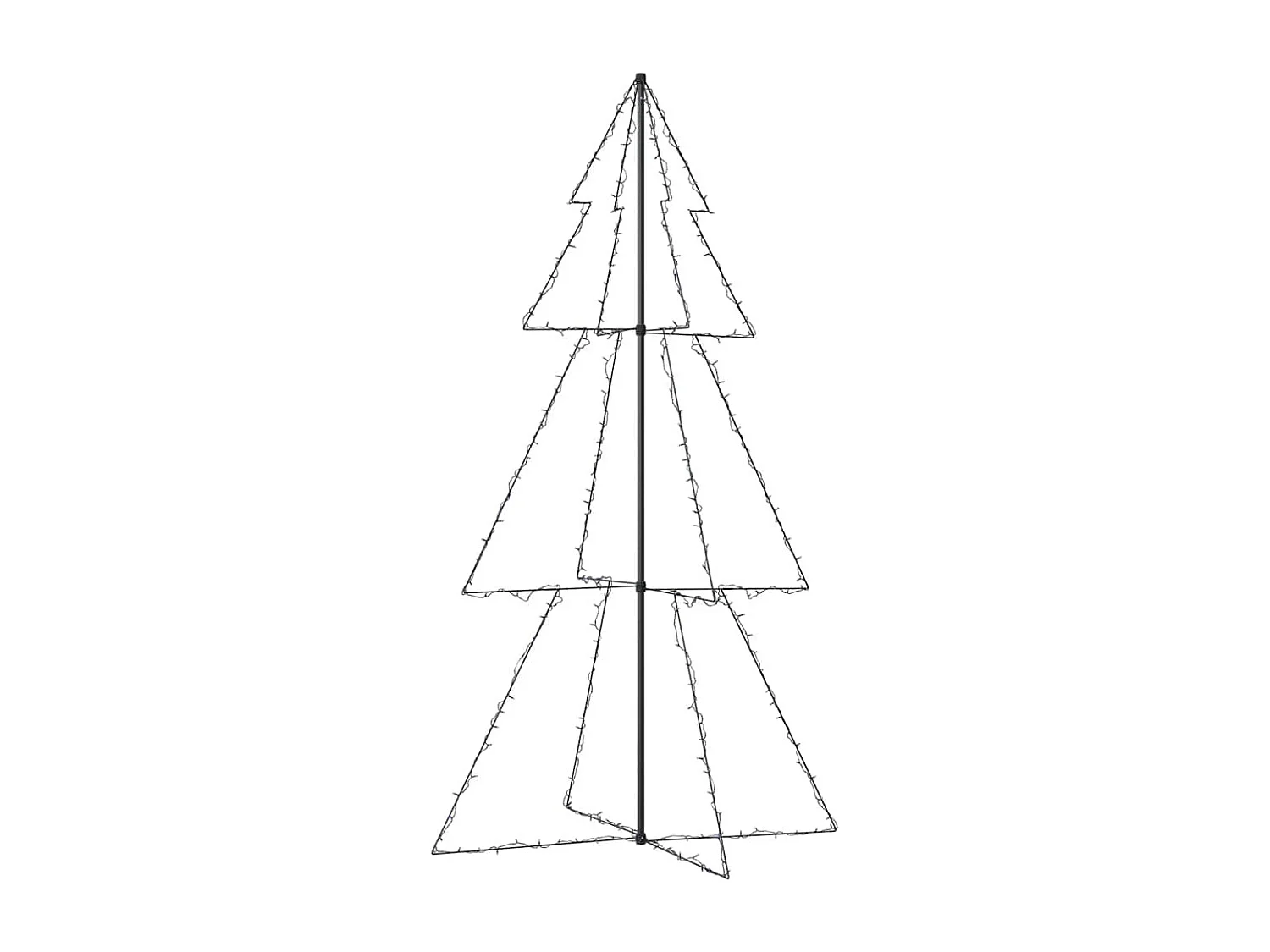 Weihnachtsbaum Kegel 300 LED Indoor/Outdoor 120x220 cm