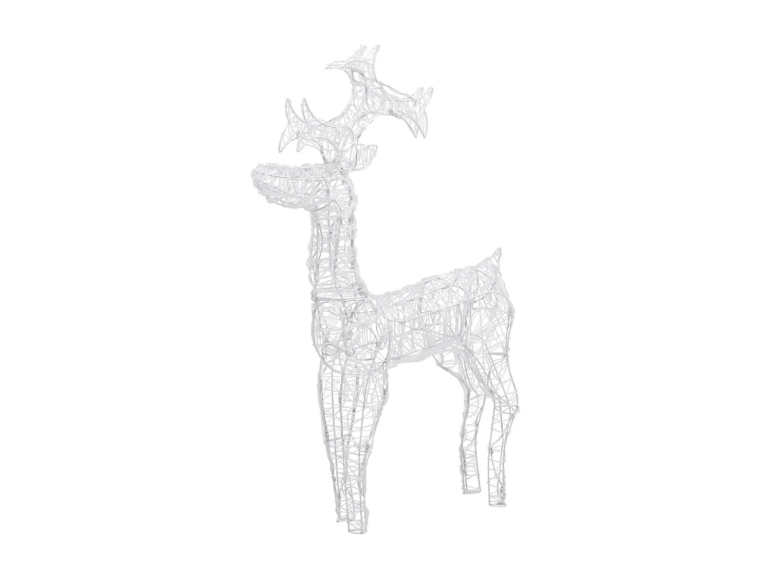 Kerstdecoratie rendier 90 LED 60x16x100 cm Acryl