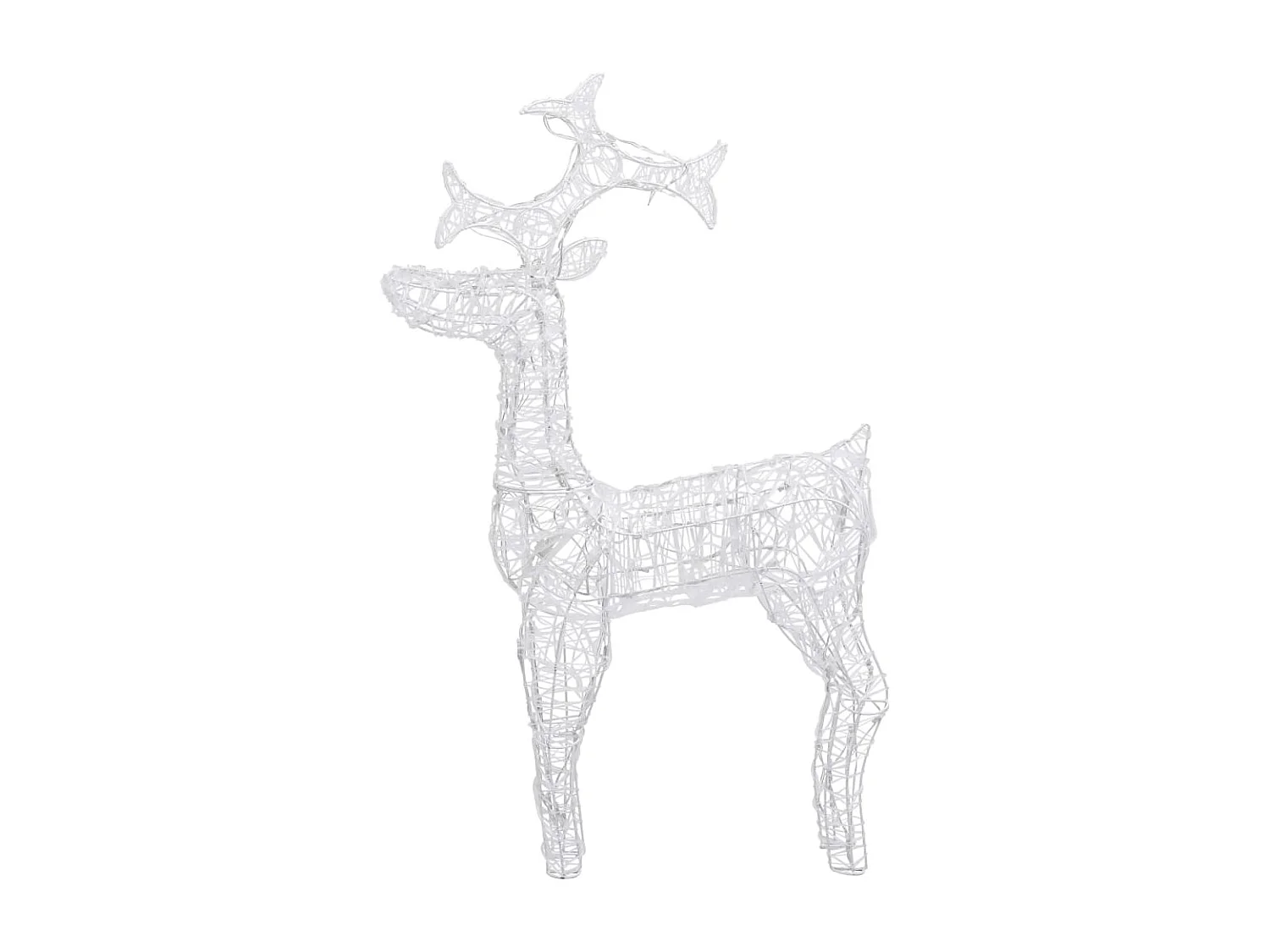 Kerstdecoratie rendier 90 LED 60x16x100 cm Acryl