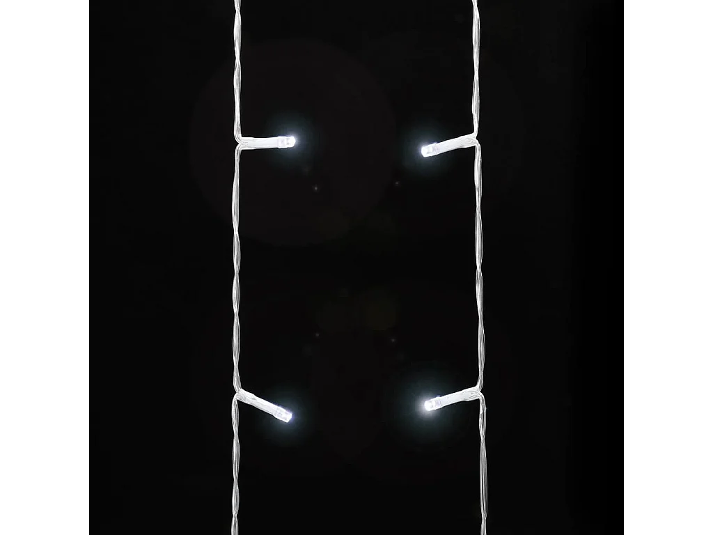 Guirlande de sapin de Noël 320 LED blanc froid 375 cm