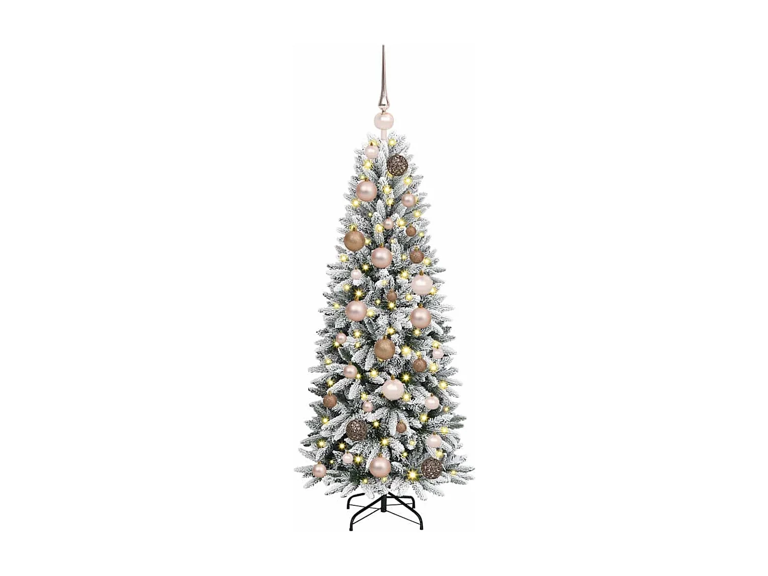 Albero di Natale artificiale con 150 LED Bianco 53 x 53 x 120 cm