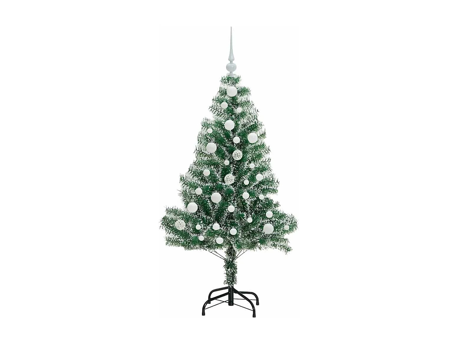 Arbre de Noël artificiel floconné de neige avec lumière LED