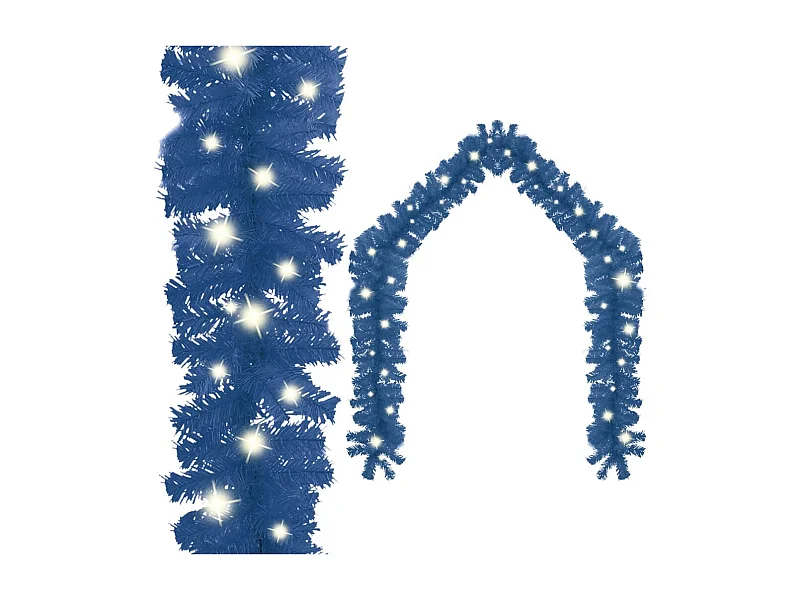 Ghirlanda natalizia con luci LED 10 m Blu
