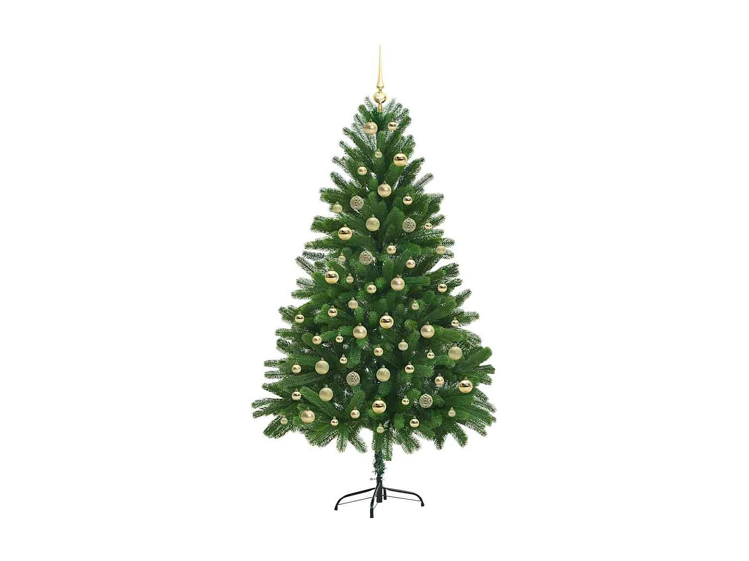 Albero di Natale con 300 LED con supporto Verde 180 cm PE