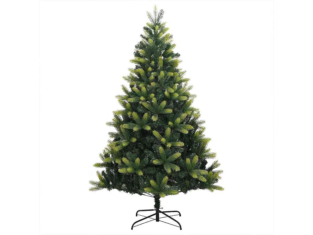 Arbre de Noël artificiel à charnières 150 LED Vert 150 cm