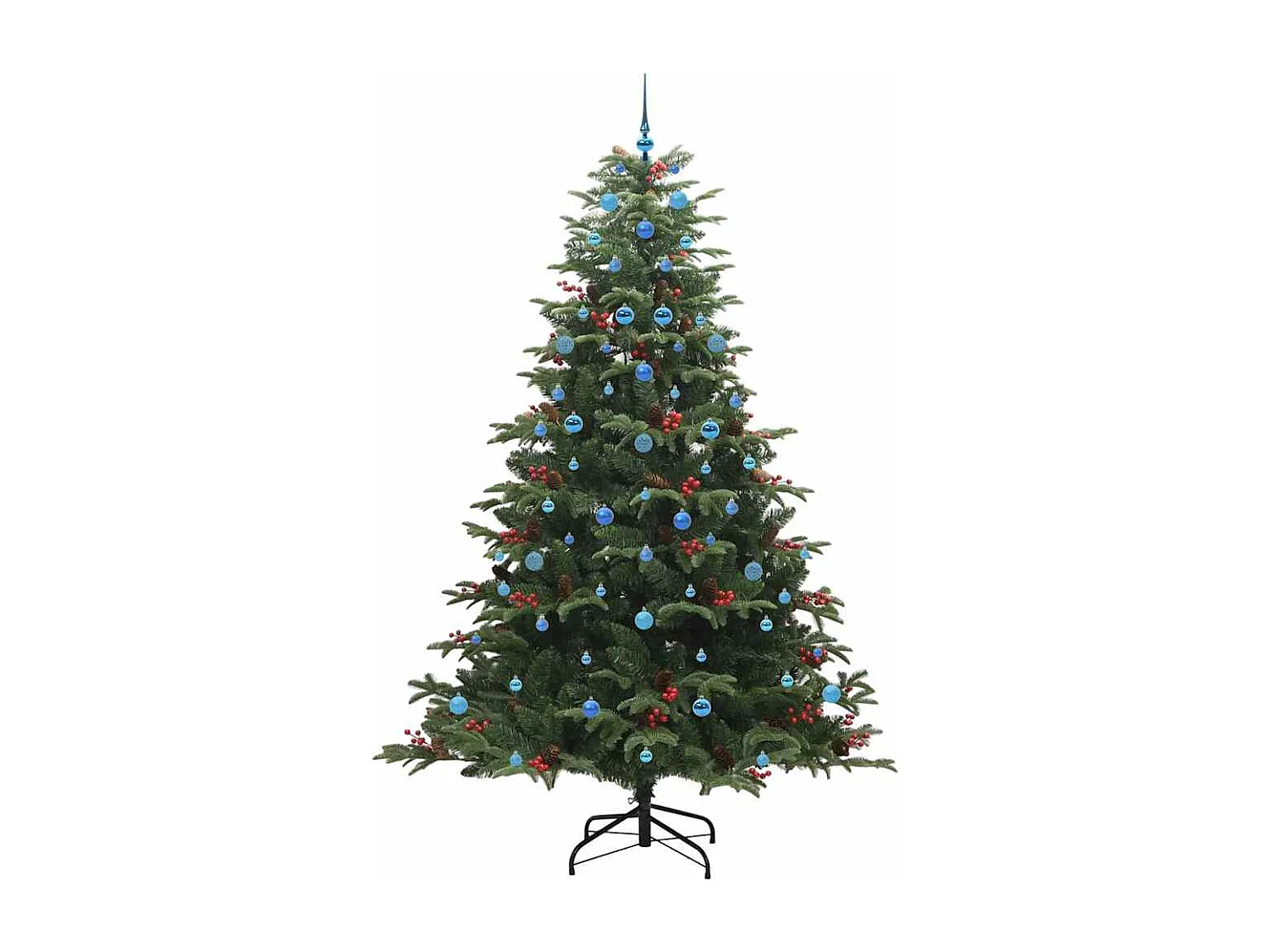 Sapin de Noël artificiel Vert 240 cm PVC, métal et plastique
