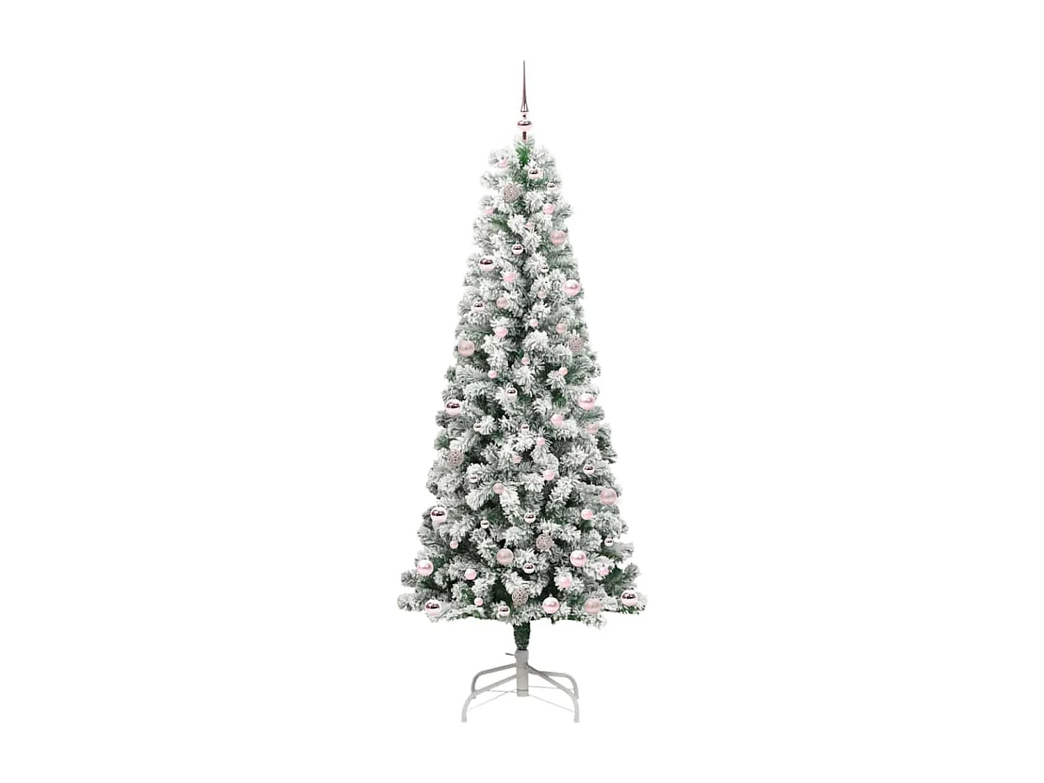 Albero di Natale artificiale con rami incernierati 240 cm