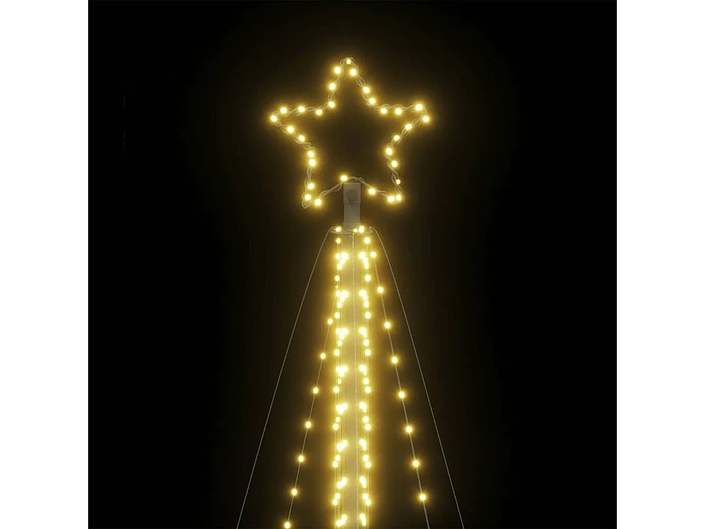 Sapin de Noël à LED 789 LED blanc chaud 476 cm