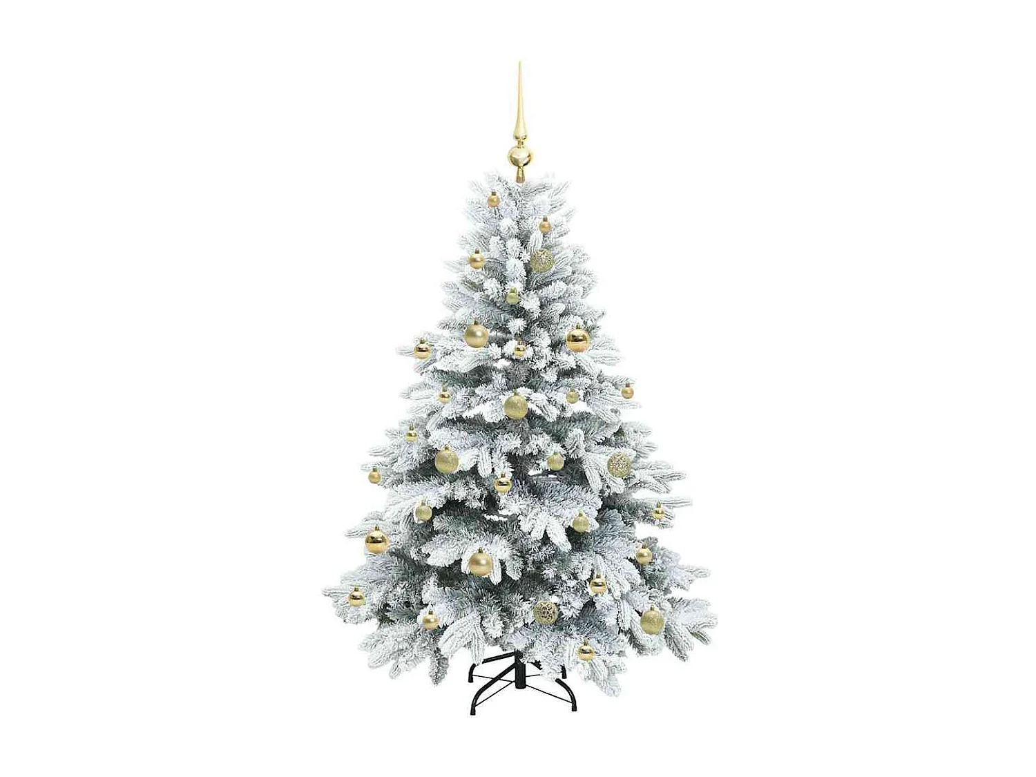 Sapin de Noël artificiel avec 150 LED Vert 150 cm PE et PVC