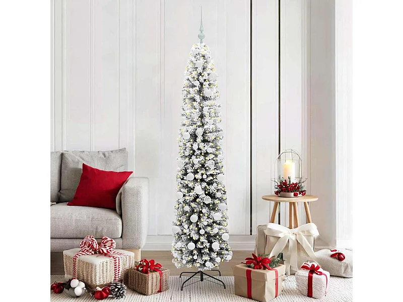 Albero di Natale artificiale Verde 180 cm PVC e acciaio e plastica