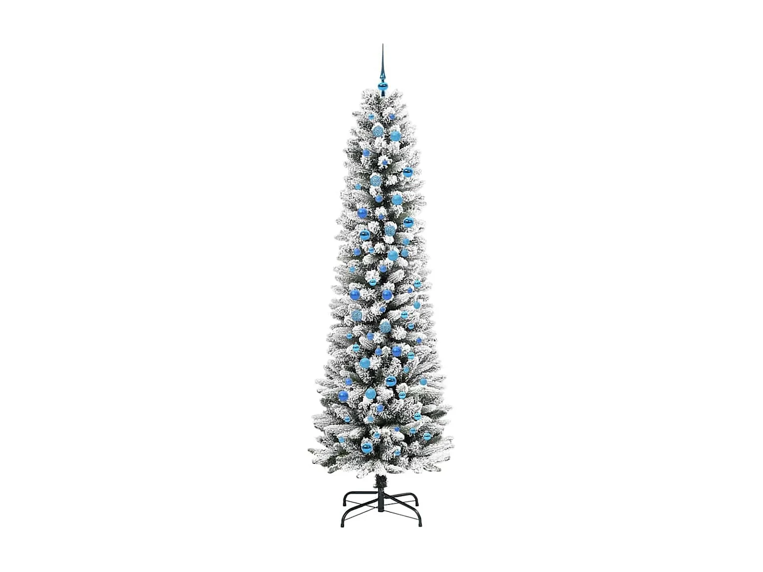Albero di Natale artificiale con 300 LED verde e bianco 240 cm