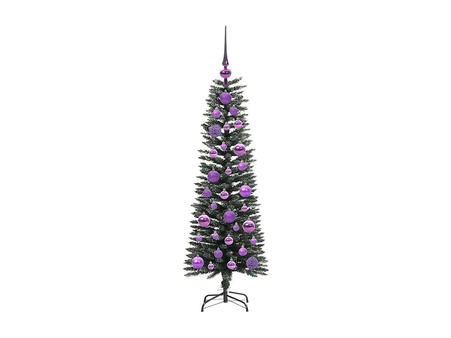Albero di Natale artificiale con 150 LED Verde 40,5 x 40,5 x 120 cm