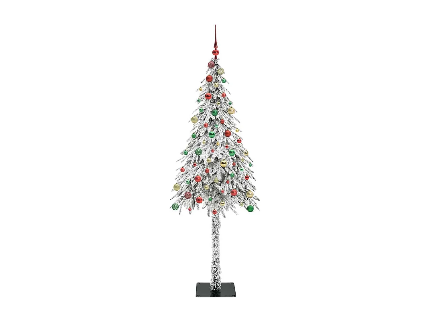 Sapin de Noël avec 300 LED Blanc 210 cm PE et Acier