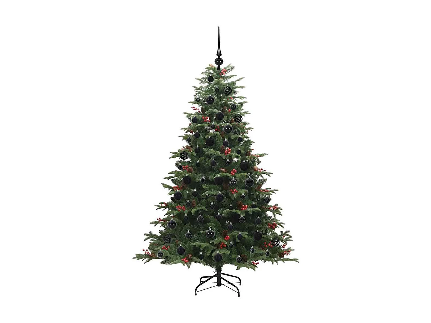 Kunstkerstboom Groen 180 cm PVC, metaal en kunststof