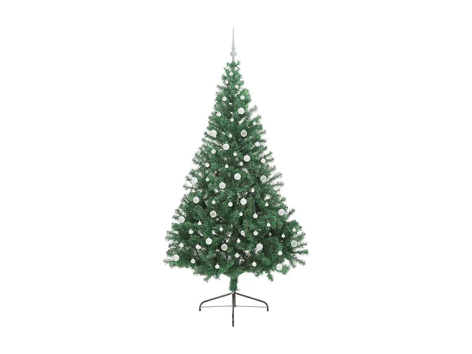Sapin de Noël artificiel pré-éclairé Vert 240 cm PVC