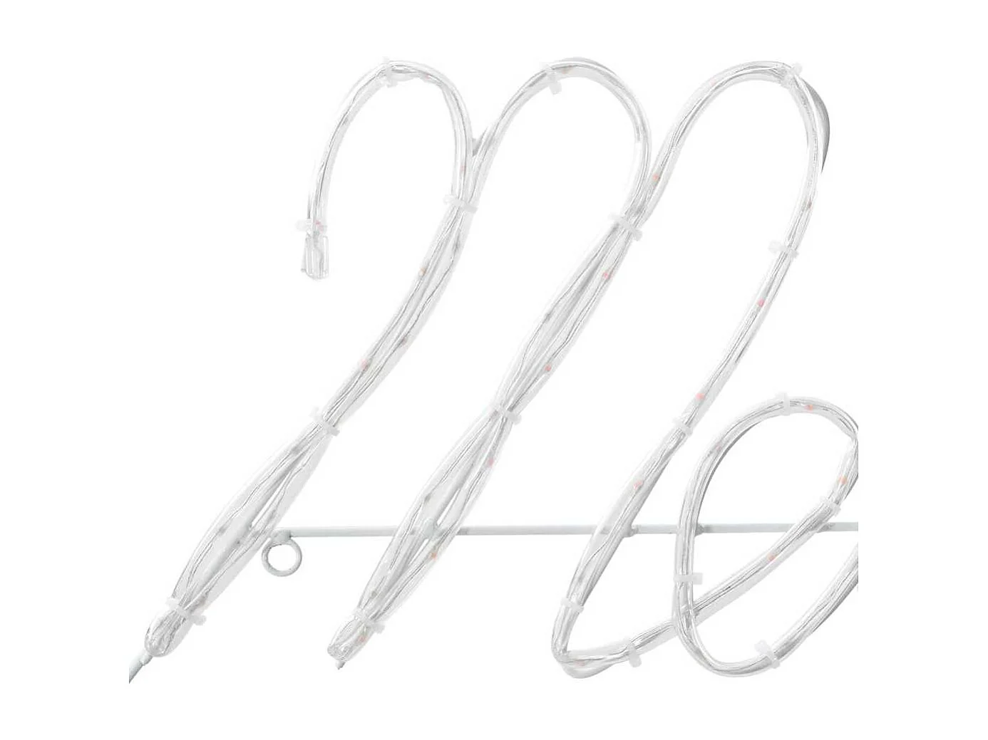 Panneau de Noël avec 216 LED Rouge 99 x 55 x 13 cm Fer