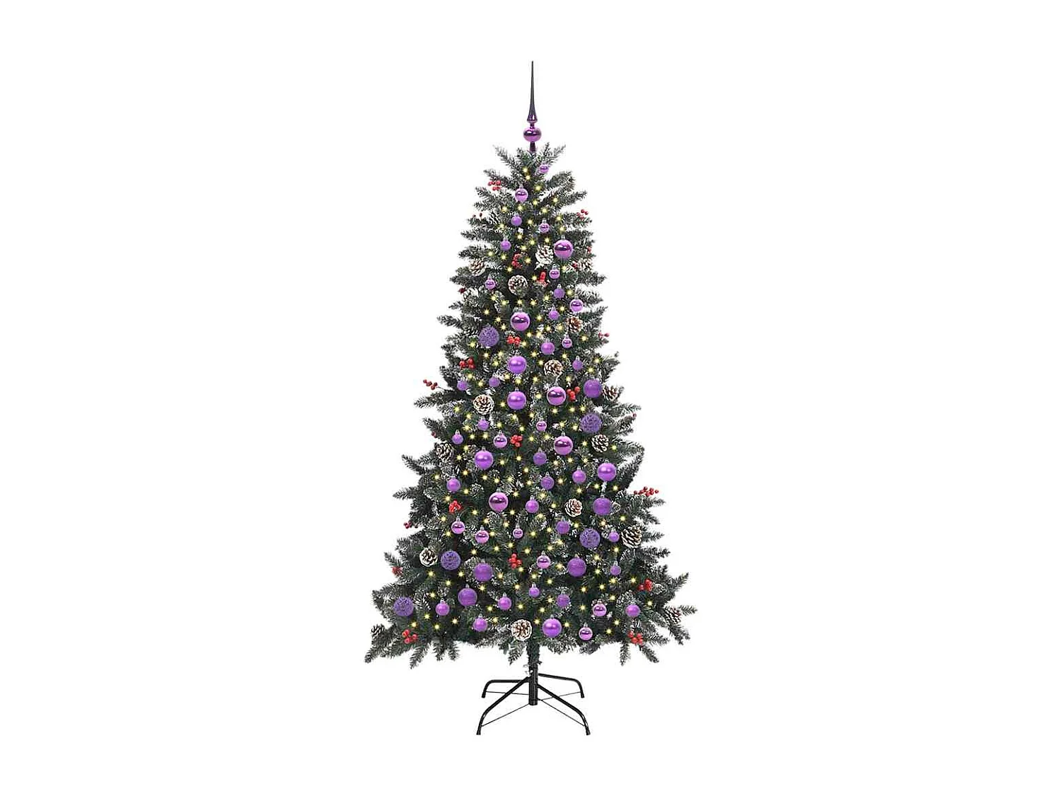 Sapin de Noël artificiel avec 300 LED Vert 99 x 99 x 180 cm
