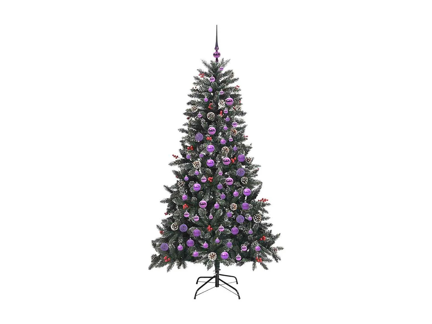 Sapin de Noël artificiel avec 300 LED Vert 99 x 99 x 180 cm