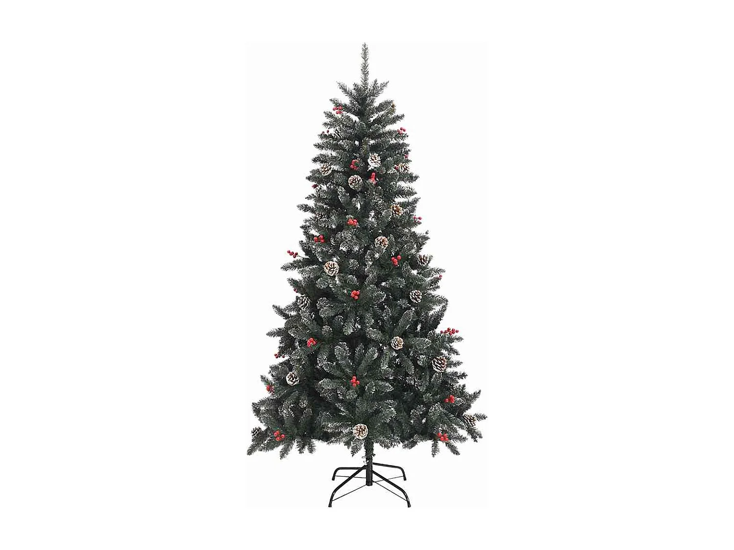 Künstlicher Weihnachtsbaum mit 300 LEDs Grün 99 x 99 x 180 cm