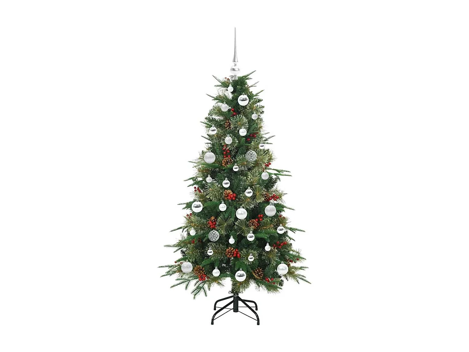 Sapin de Noël Artificiel à Branches Articulées Vert 150 cm