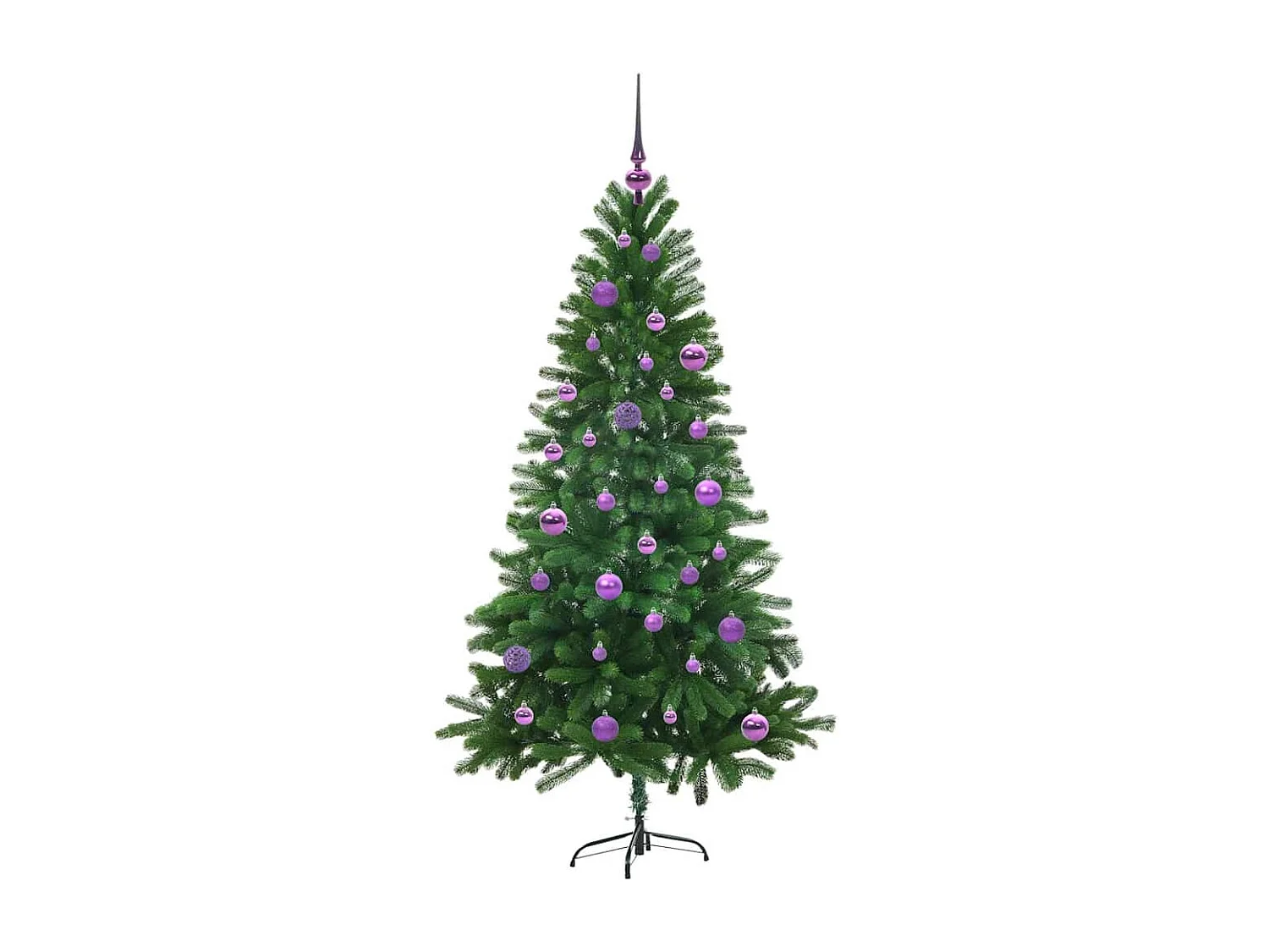 Weihnachtsbaum mit 150 LEDs mit Ständer Grün 150 cm PE