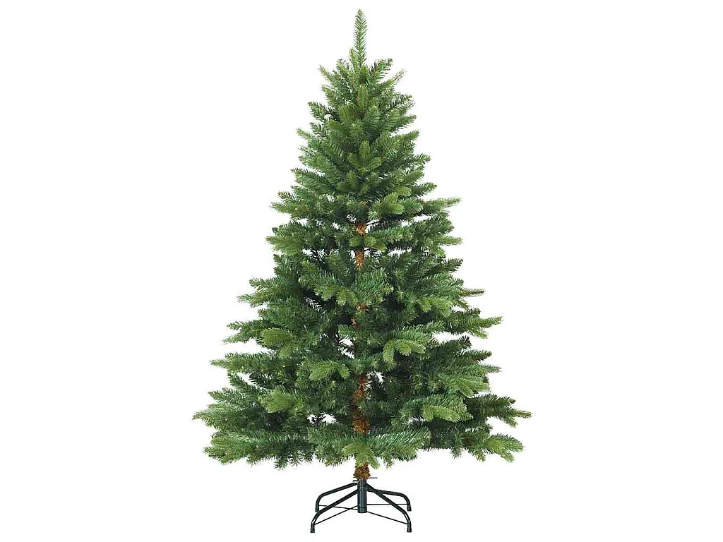 Künstlicher Weihnachtsbaum mit 150 LEDs Grün 150 cm PE und PVC