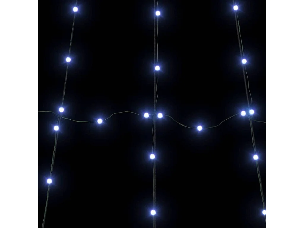 LED Weihnachtsbaum mit Erdspießen Blau 180 cm Metall