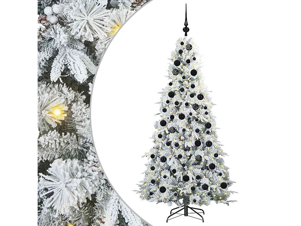 Sapin de Noël Artificiel à Branches Articulées Vert 180 cm