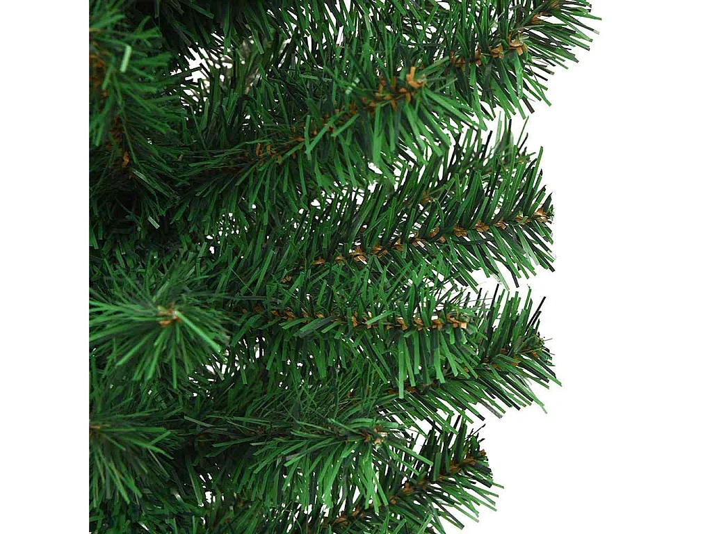 Arbre de Noël artificiel pré-éclairé à l'envers avec ensemble de boules