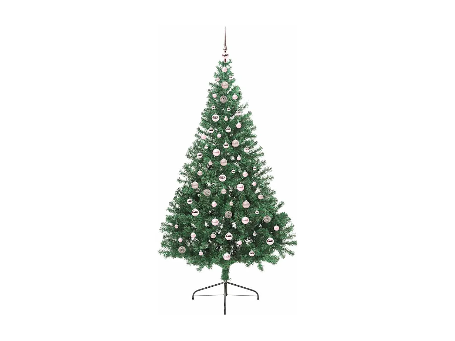 Sapin de Noël artificiel pré-éclairé Vert 240 cm PVC