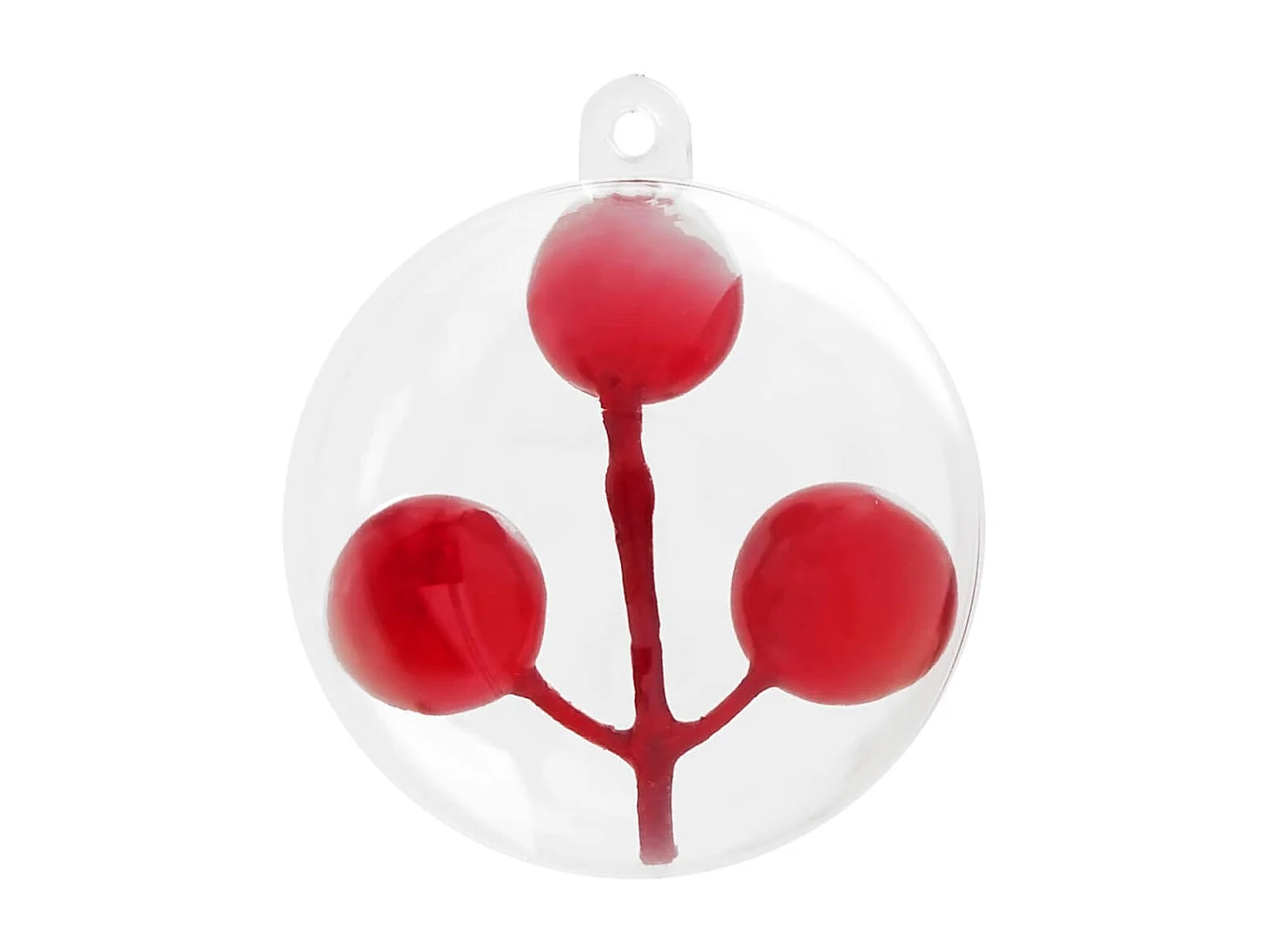 Ensemble de Boules de Noël 25 pcs Transparent Ø 8 cm