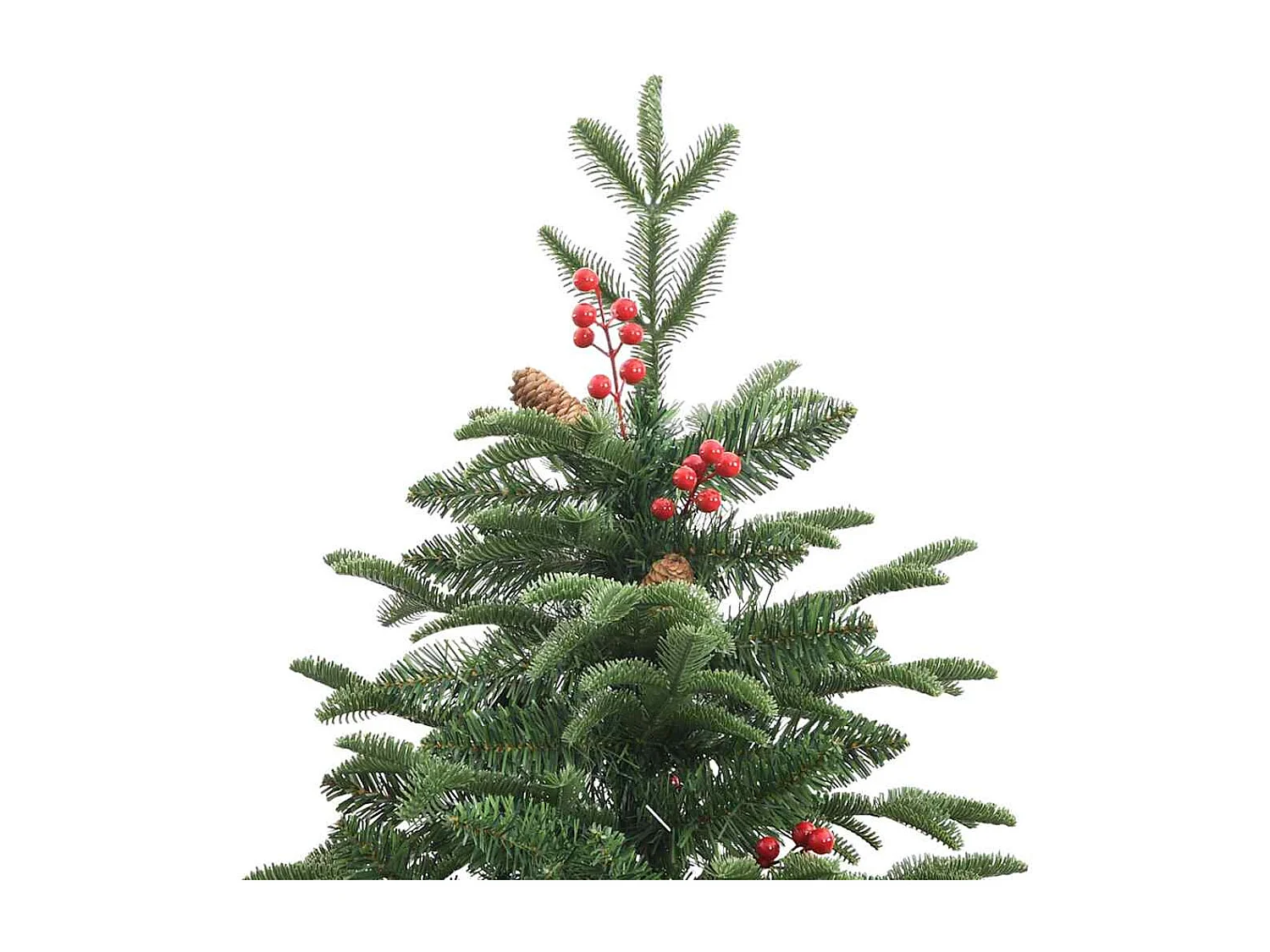 Sapin de Noël artificiel Vert 240 cm PVC, métal et plastique