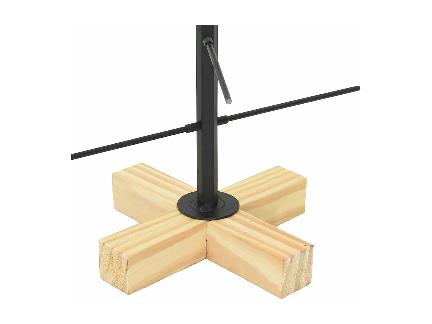 Albero di Natale in metallo nero 60 cm in acciaio verniciato a polvere