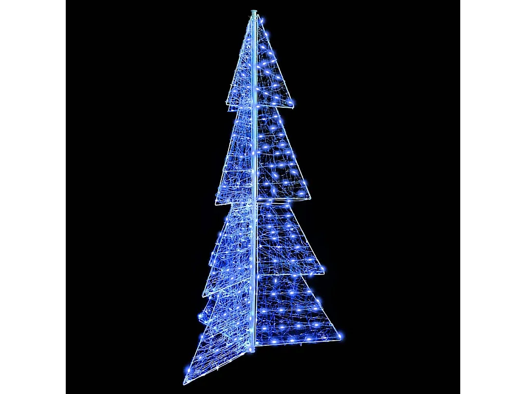 Sapin de Noël avec 240 LED Bleu 180 cm Acrylique