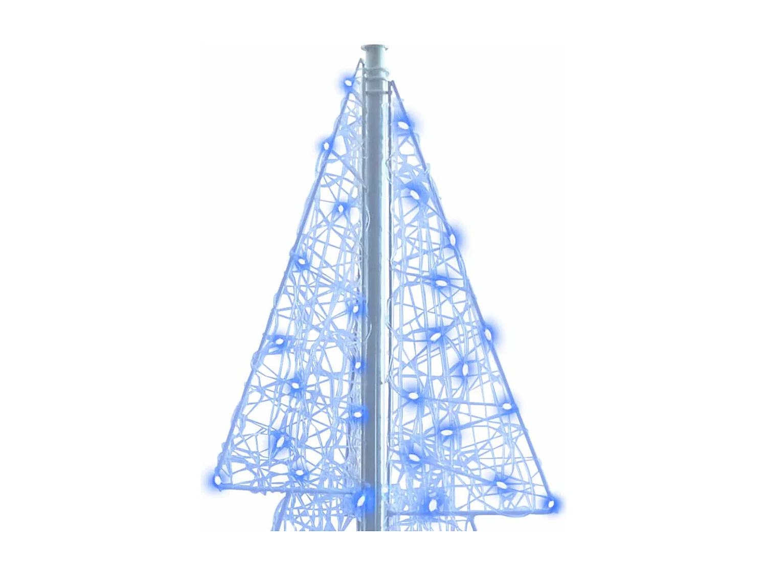 Sapin de Noël avec 240 LED Bleu 180 cm Acrylique