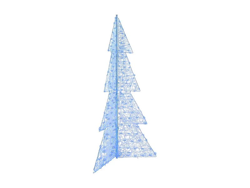 Sapin de Noël avec 240 LED Bleu 180 cm Acrylique