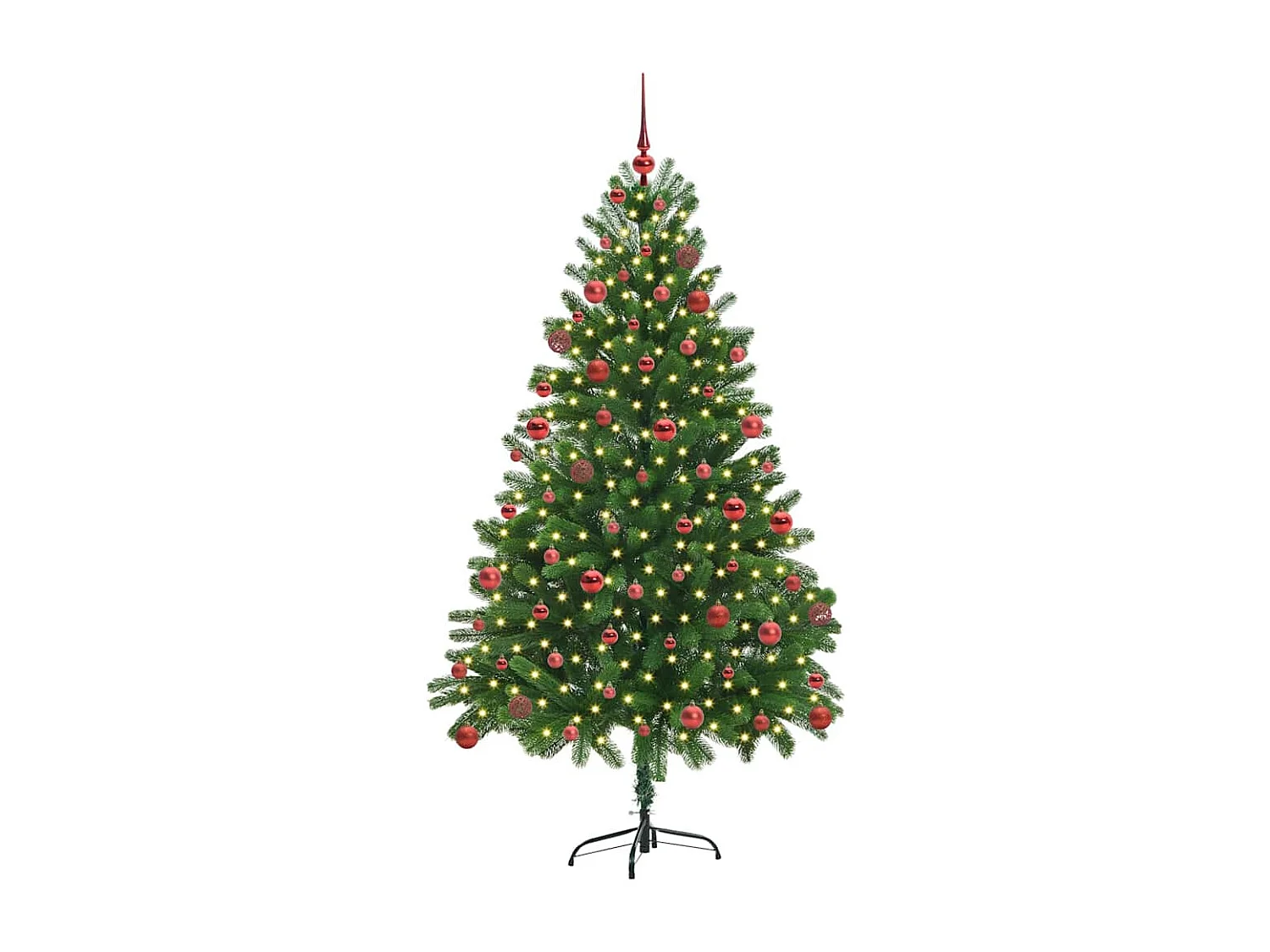 Kerstboom met 300 LED's met standaard Groen 180 cm PE