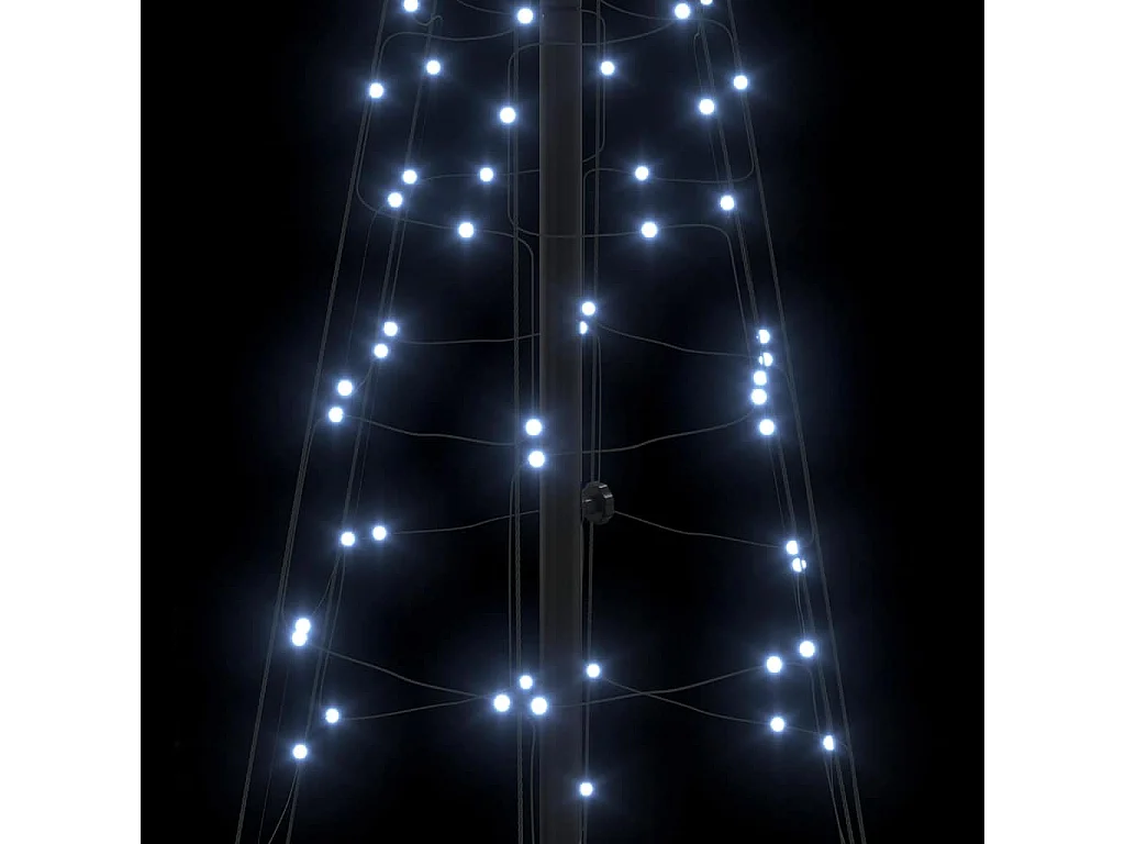 Albero di Natale a LED con 390 LED bianco freddo 250 cm Ferro