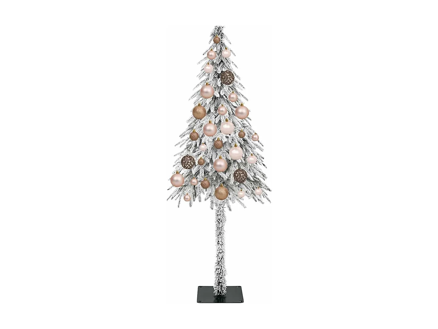 Sapin de Noël avec 150 LED Blanc 120 cm PE et Acier