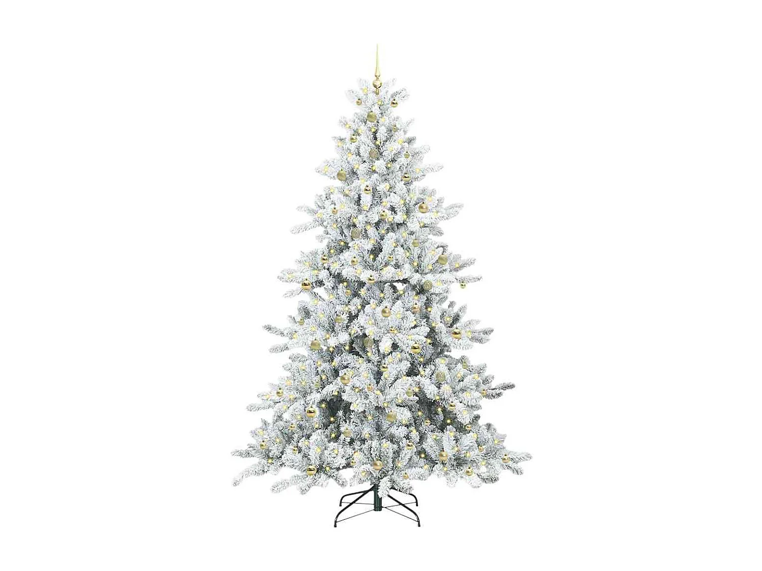 Künstlicher Weihnachtsbaum mit beweglichen Zweigen 240 cm PVC
