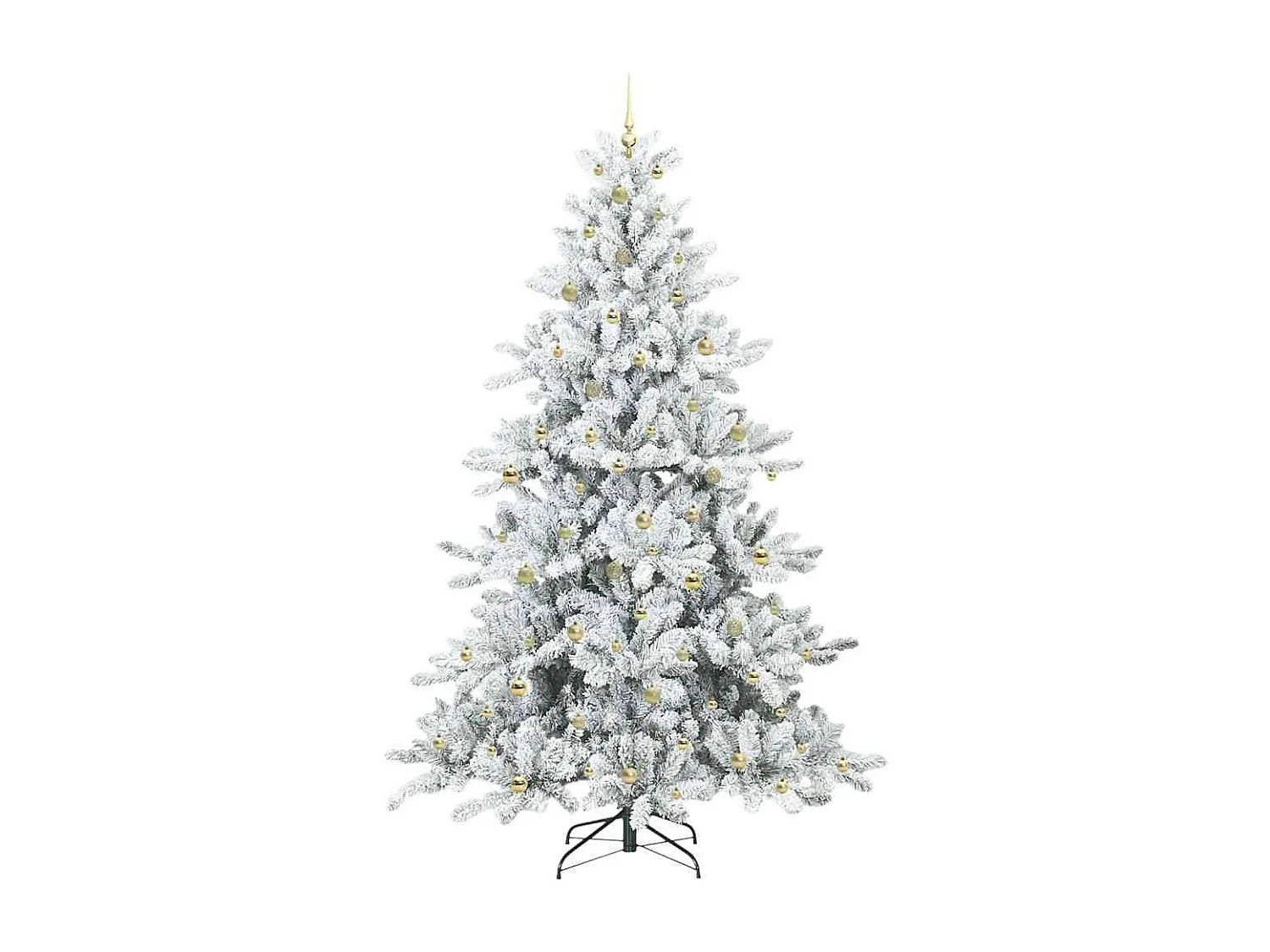 Künstlicher Weihnachtsbaum mit beweglichen Zweigen 240 cm PVC
