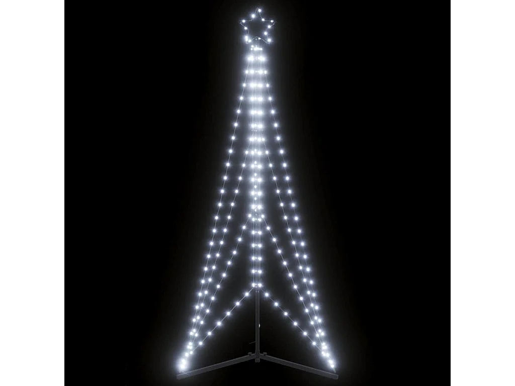 LED kerstboom 363 LED's koud wit 182 cm