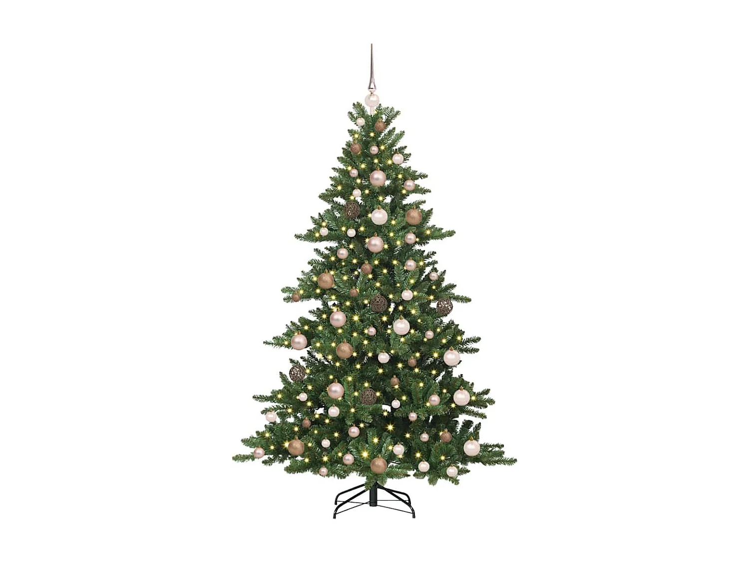 Künstlicher Weihnachtsbaum mit beweglichen Zweigen 180 cm PVC