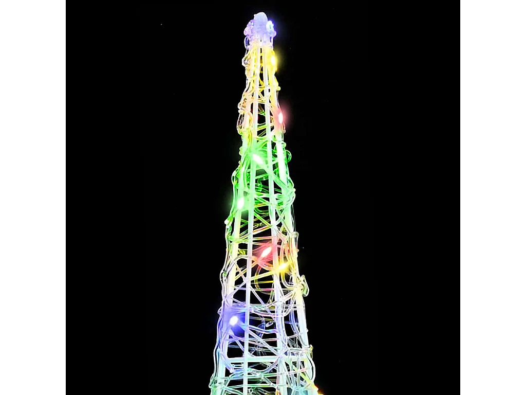 Sapin de Noël 3 pcs Multicolore 20 x 20 x 80 cm Acrylique