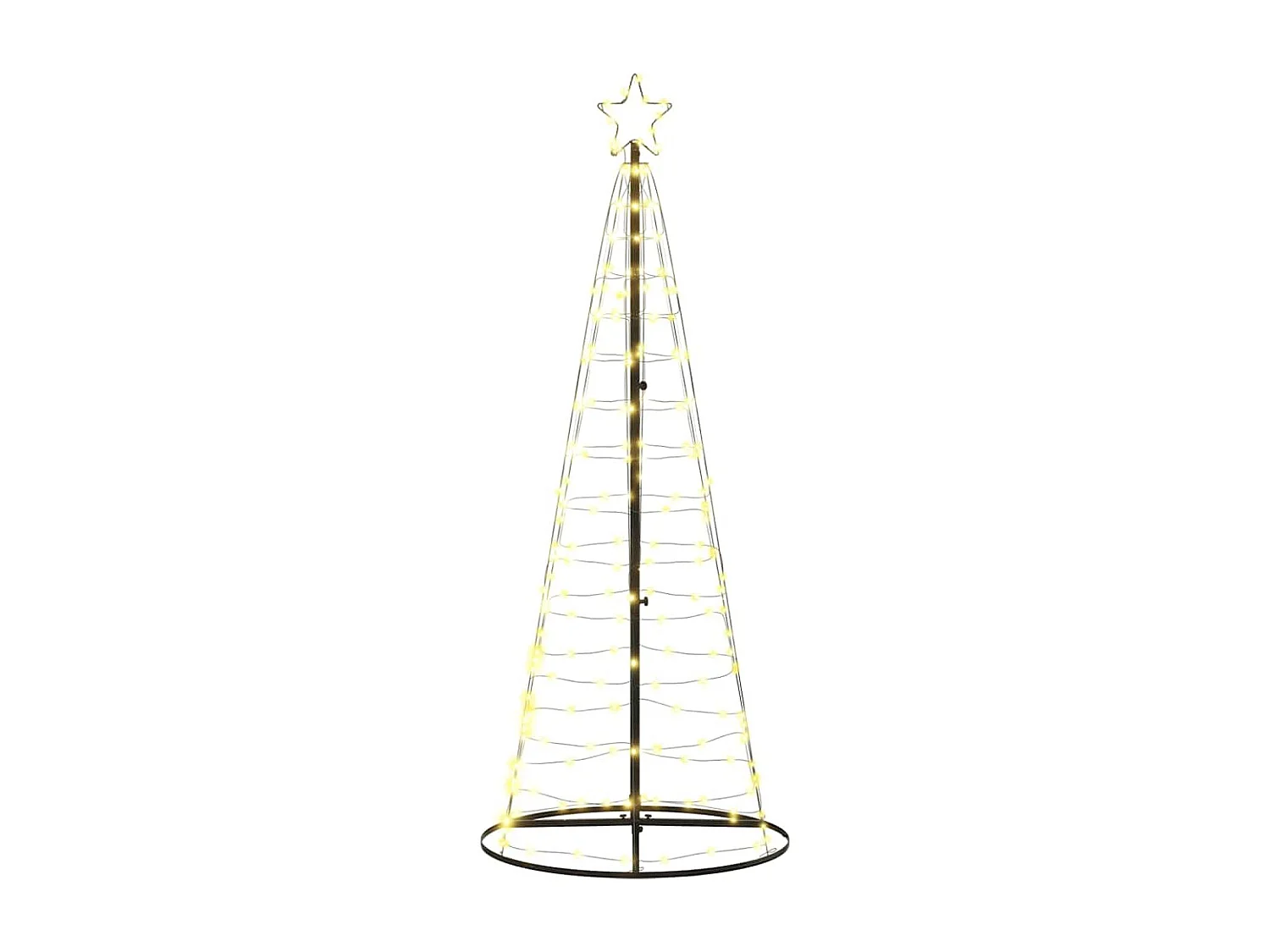 Sapin de Noël à LED 200 LED blanc chaud 182 cm