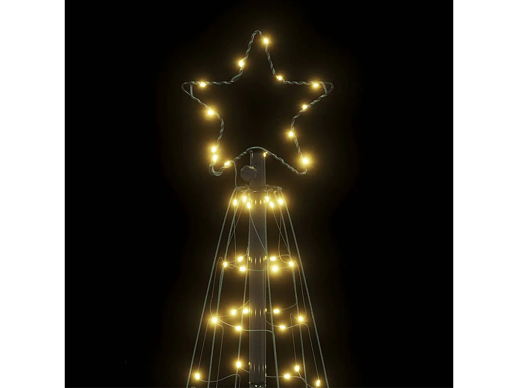 Sapin de Noël à LED 200 LED blanc chaud 182 cm